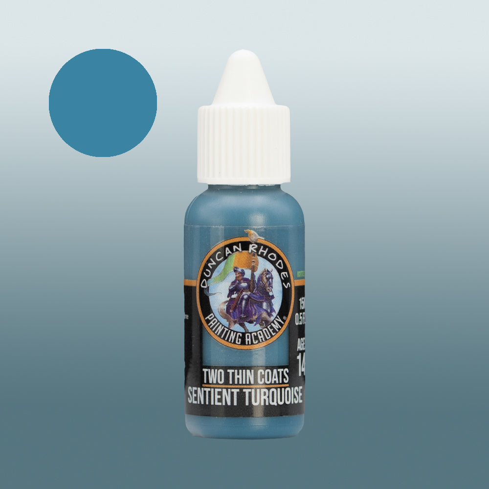 Two Thin Coats Sentient Turquoise 15ml Acrylic Paint 10067