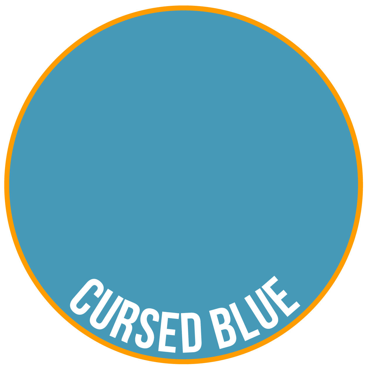 Two Thin Coats Cursed Blue 15ml Acrylic Paint 10068