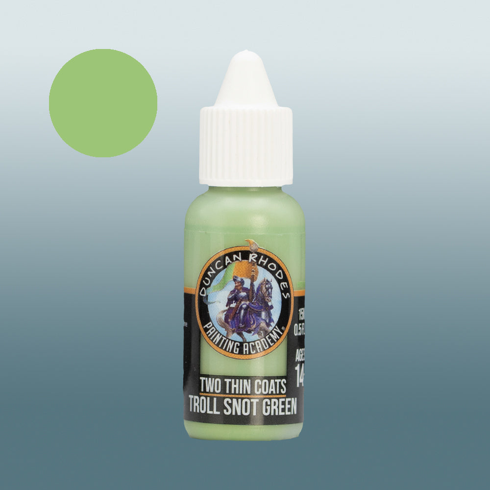 Two Thin Coats Troll Snot Green 15ml Acrylic Paint 10075