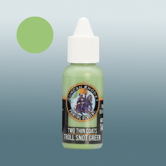 Two Thin Coats Troll Snot Green 15ml Acrylic Paint 10075
