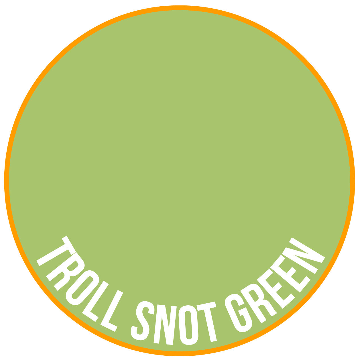 Two Thin Coats Troll Snot Green 15ml Acrylic Paint 10075