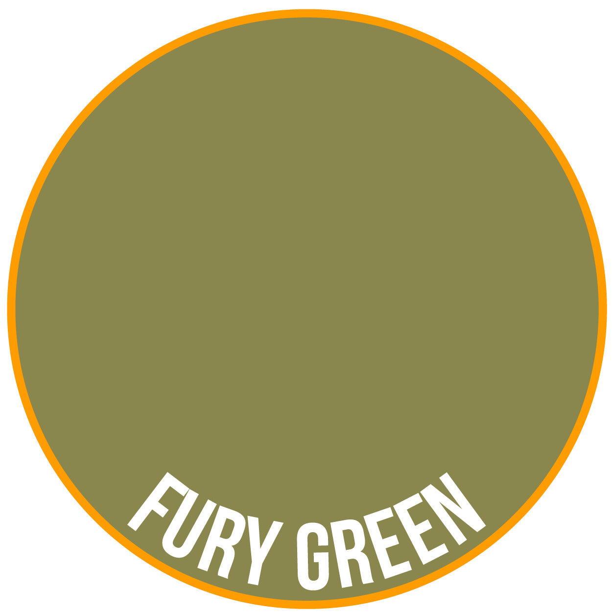 Two Thin Coats Fury Green 15ml Acrylic Paint 10079