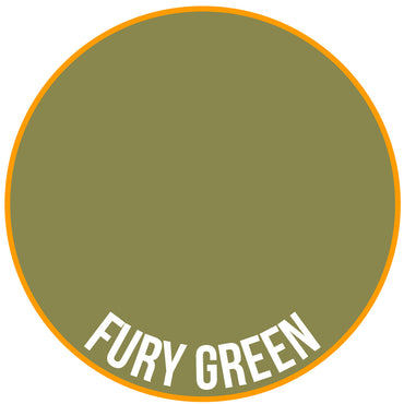 Two Thin Coats Fury Green 15ml Acrylic Paint 10079
