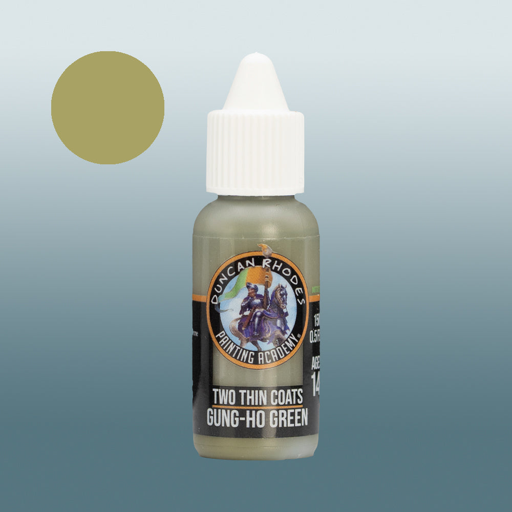 Two Thin Coats Gung-ho Green 15ml Acrylic Paint 10080