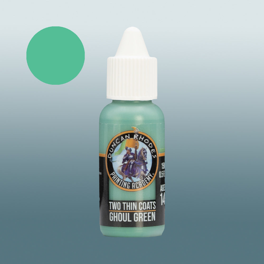 Two Thin Coats Ghoul Green 15ml Acrylic Paint 10084