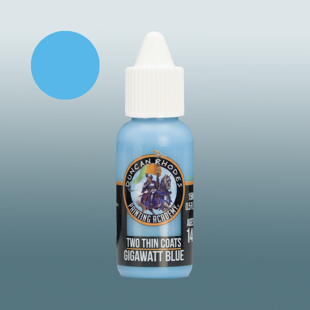 Two Thin Coats Gigawatt Blue 15ml Acrylic Paint 10102