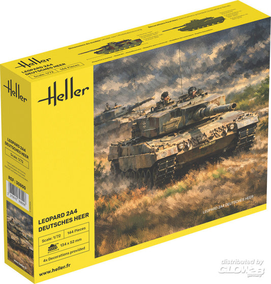 Heller 30800 Leopard 2A4 - Deutsches Heer 1:72 Model Kit