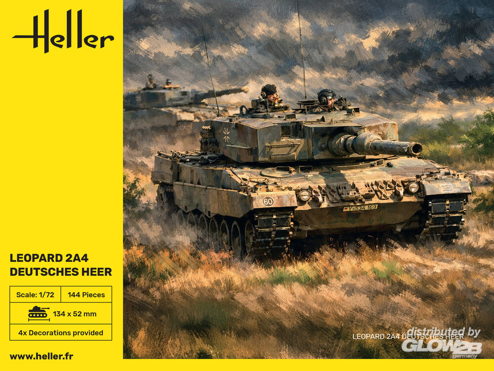 Heller 30800 Leopard 2A4 - Deutsches Heer 1:72 Model Kit