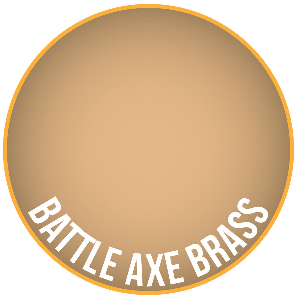 Two Thin Coats Battle Axe Brass 15ml Acrylic Paint 10107