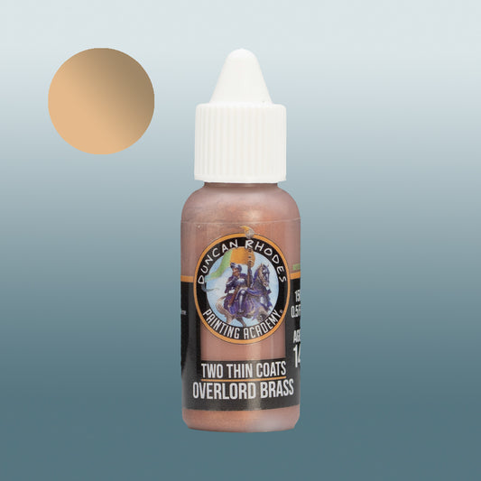 Two Thin Coats Overlord Brass 15ml Acrylic Paint 10109