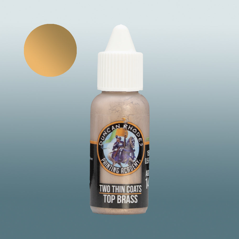 Two Thin Coats Top Brass 15ml Acrylic Paint 10110