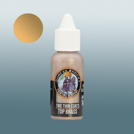 Two Thin Coats Top Brass 15ml Acrylic Paint 10110