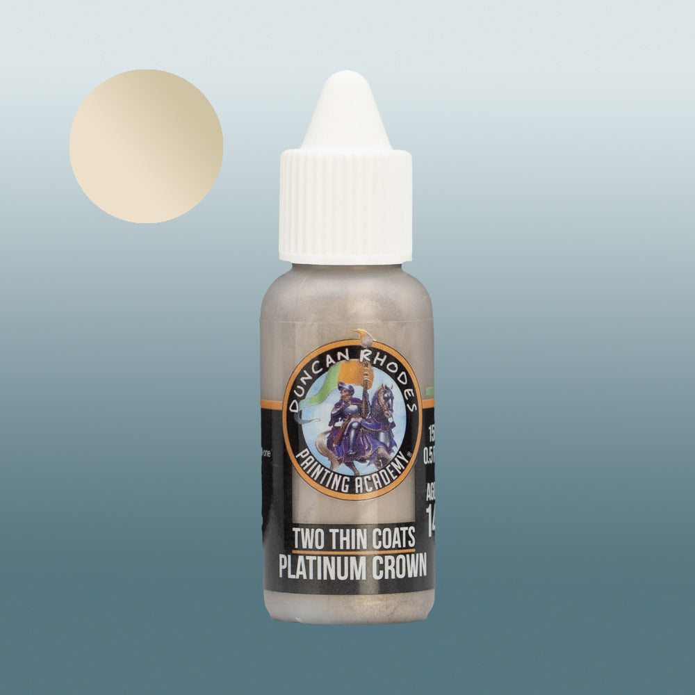 Two Thin Coats Platinum Crown 15ml Acrylic Paint 10111