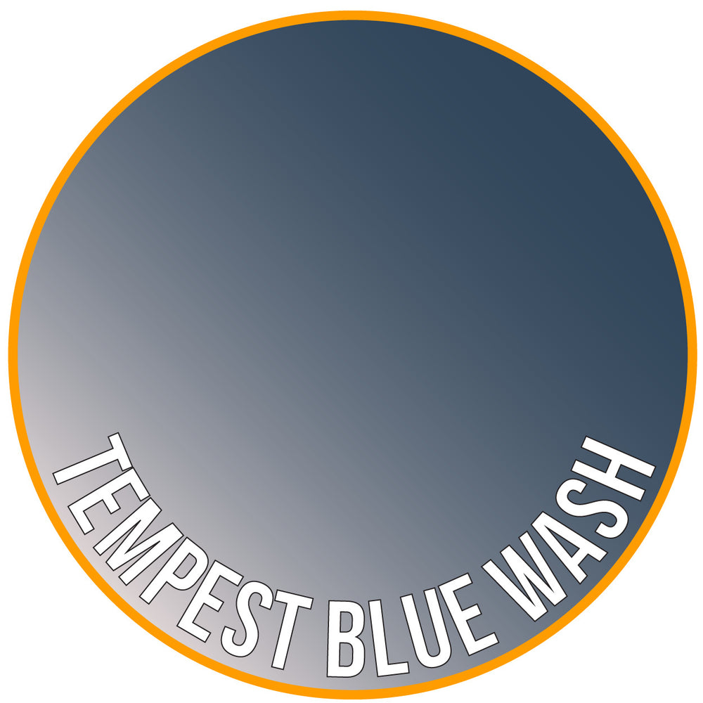 Two Thin Coats Tempest Blue Wash 15ml Acrylic Paint 10113