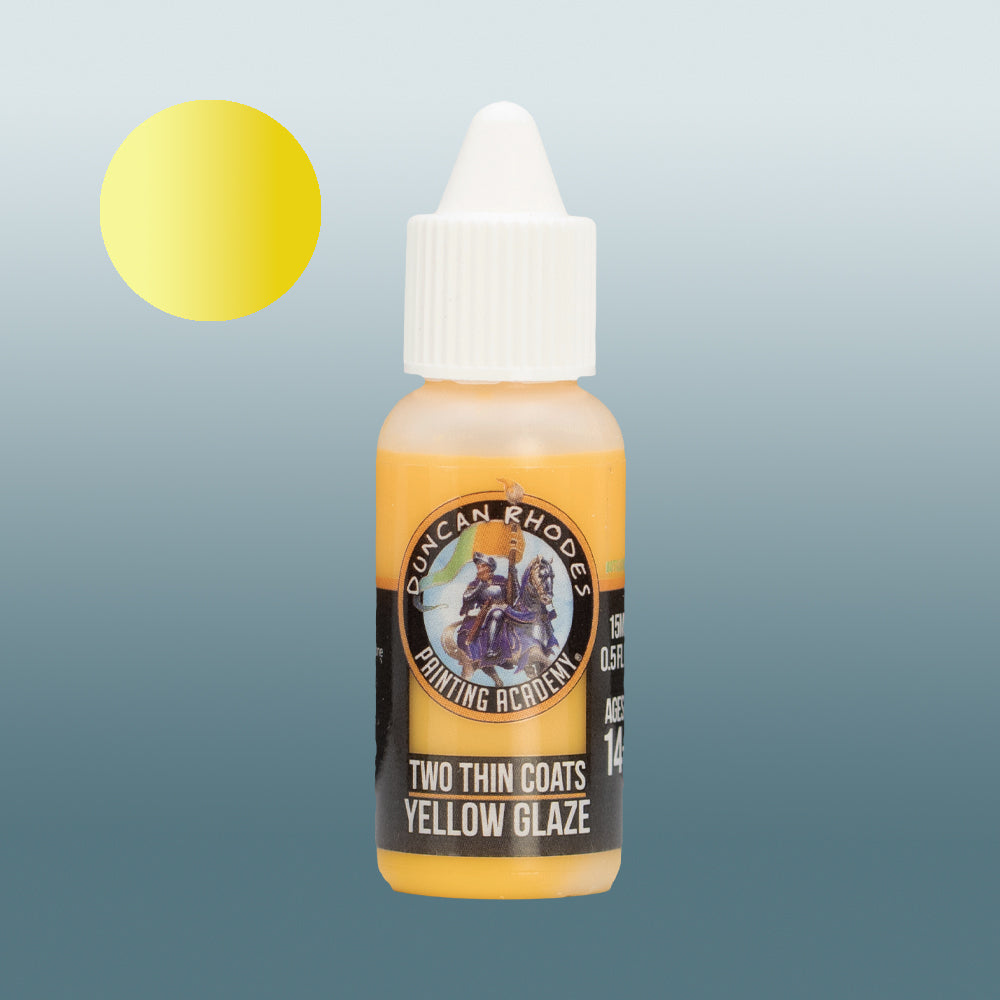 Two Thin Coats Yellow Glaze 15ml Acrylic Paint 10116
