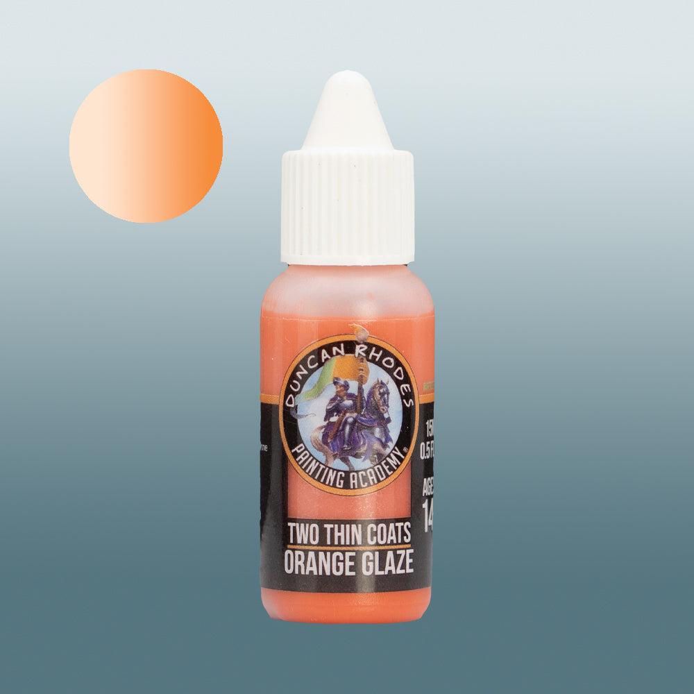 Two Thin Coats Orange Glaze 15ml Acrylic Paint 10118