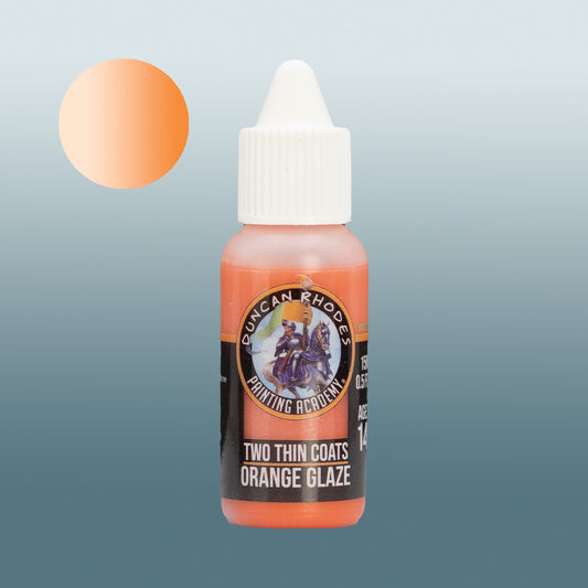 Two Thin Coats Orange Glaze 15ml Acrylic Paint 10118