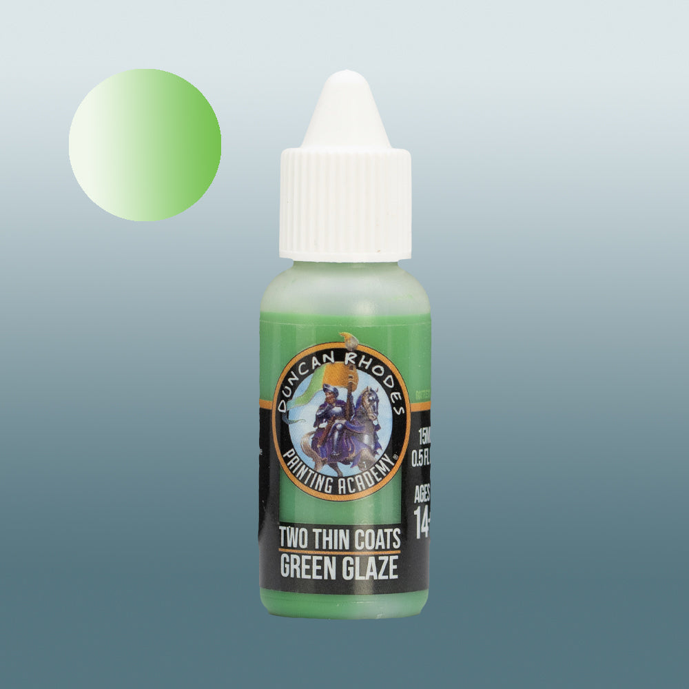 Two Thin Coats Green Glaze 15ml Acrylic Paint 10119
