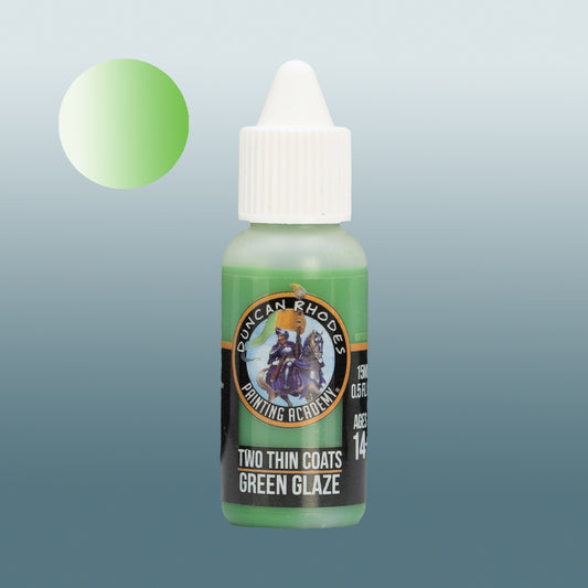 Two Thin Coats Green Glaze 15ml Acrylic Paint 10119