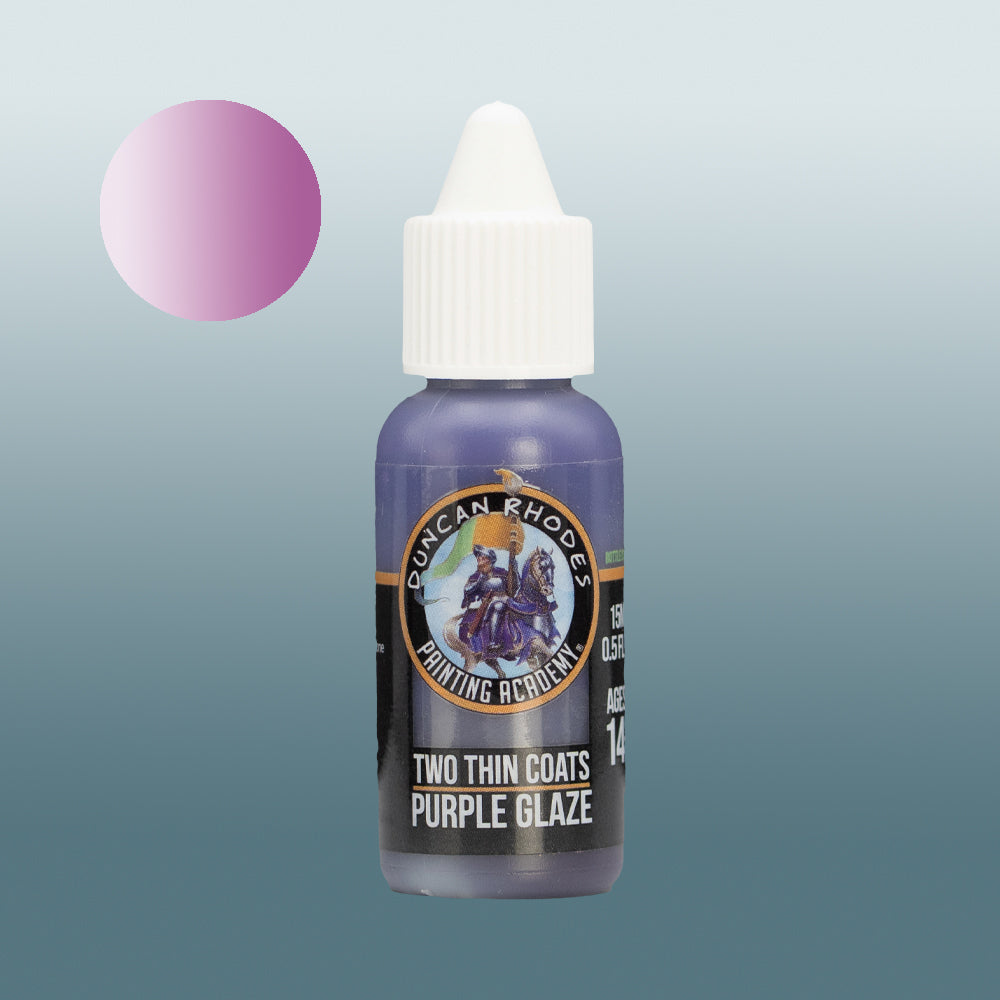 Two Thin Coats Purple Glaze 15ml Acrylic Paint 10120