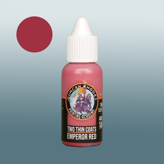 Two Thin Coats Emperor Red 15ml Acrylic Paint 10122