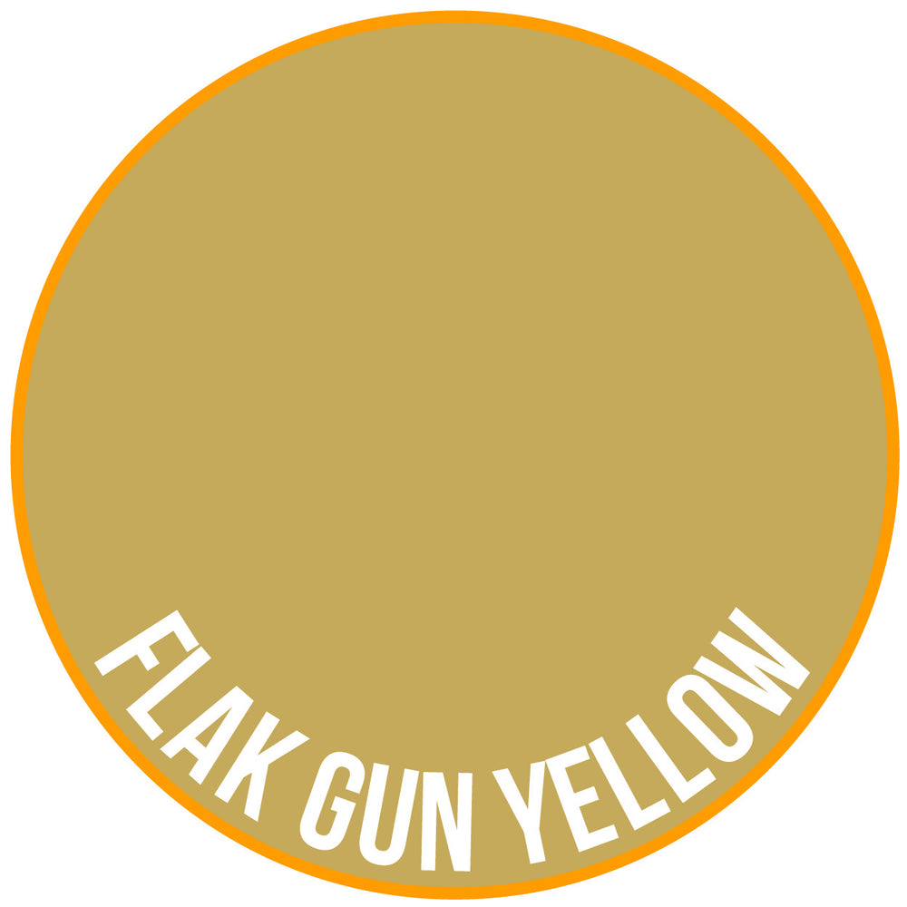 Two Thin Coats Flak Gun Yellow 15ml Acrylic Paint 10128