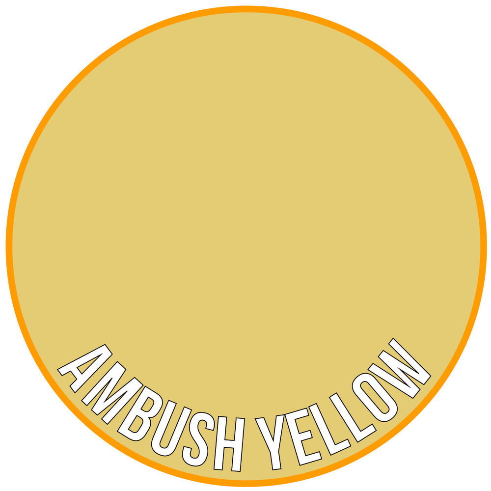 Two Thin Coats Ambush Yellow 15ml Acrylic Paint 10129