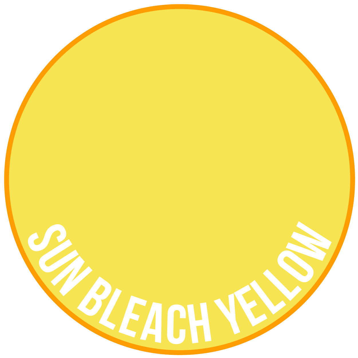Two Thin Coats Sun Bleach Yellow 15ml Acrylic Paint 10131
