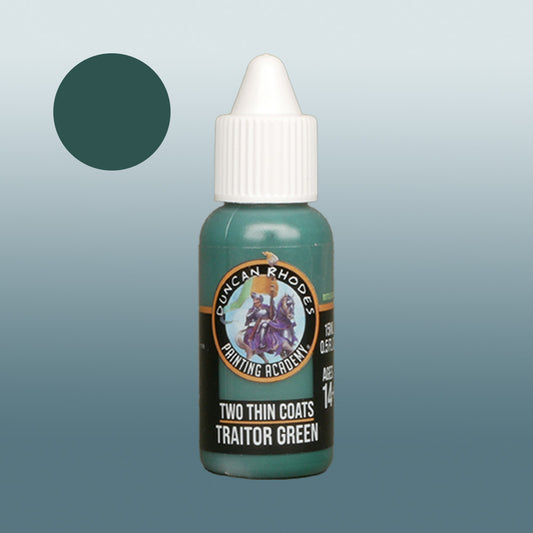 Two Thin Coats Traitor Green 15ml Acrylic Paint 10134