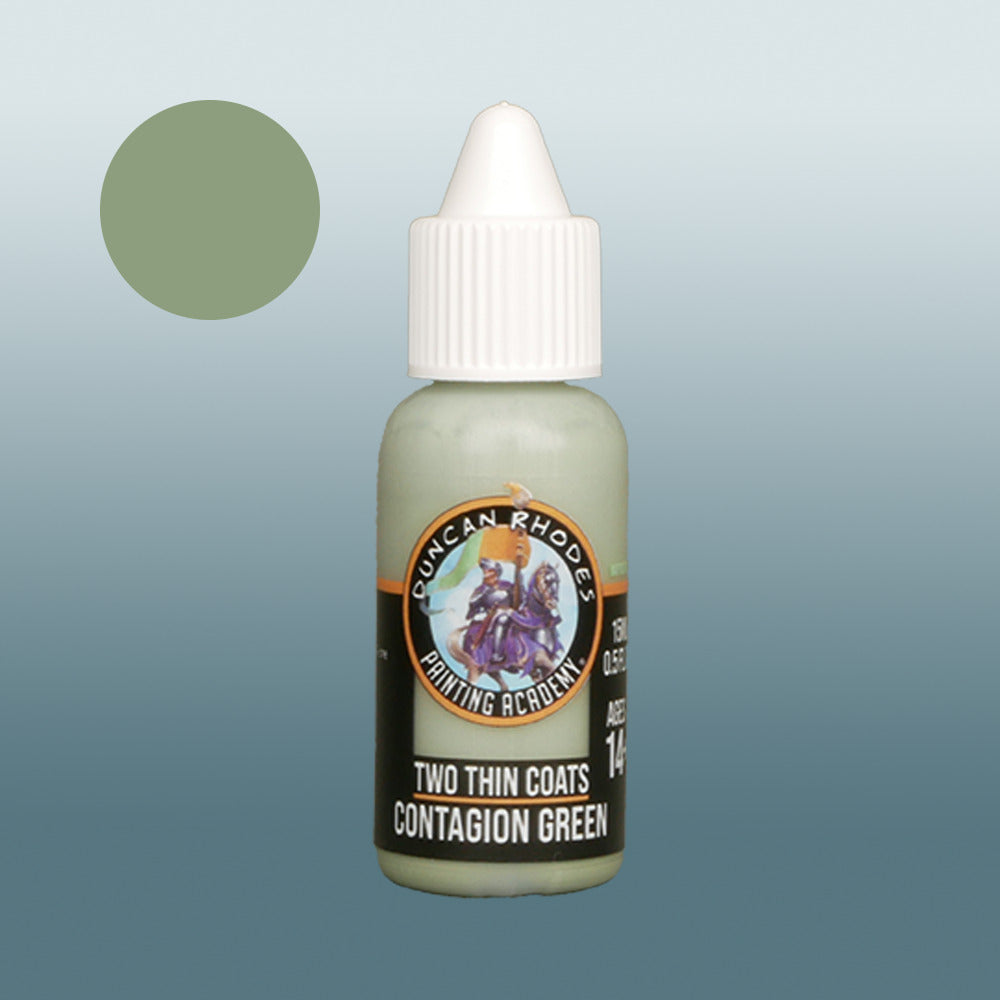 Two Thin Coats Contagion Green 15ml Acrylic Paint 10136