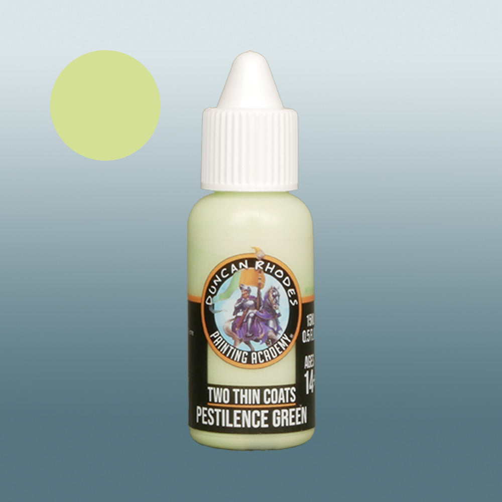 Two Thin Coats Pestilence Green 15ml Acrylic Paint 10138