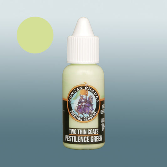 Two Thin Coats Pestilence Green 15ml Acrylic Paint 10138