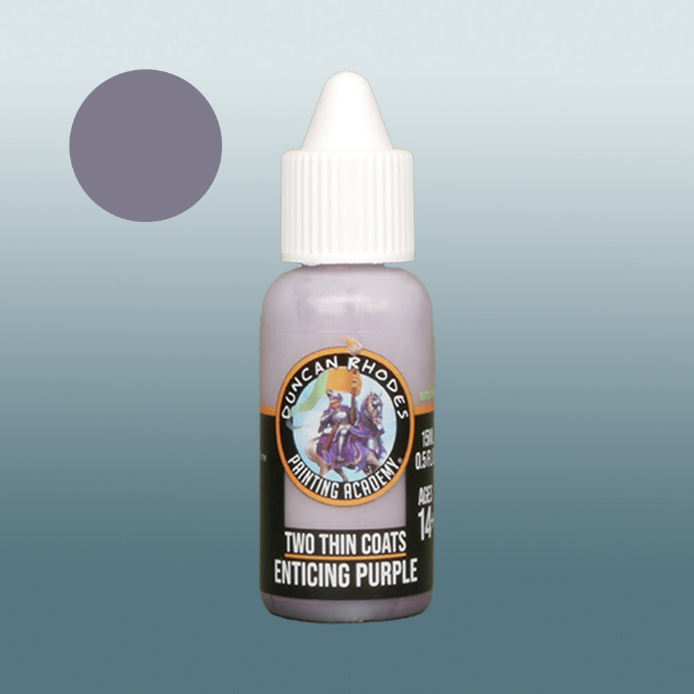 Two Thin Coats Enticing Purple 15ml Acrylic Paint 10152