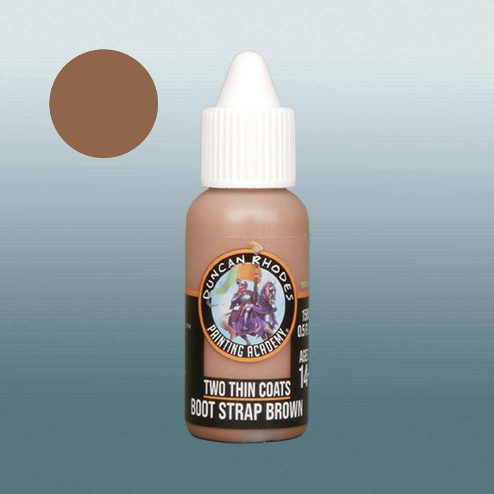 Two Thin Coats Boot Strap Brown 15ml Acrylic Paint 10155