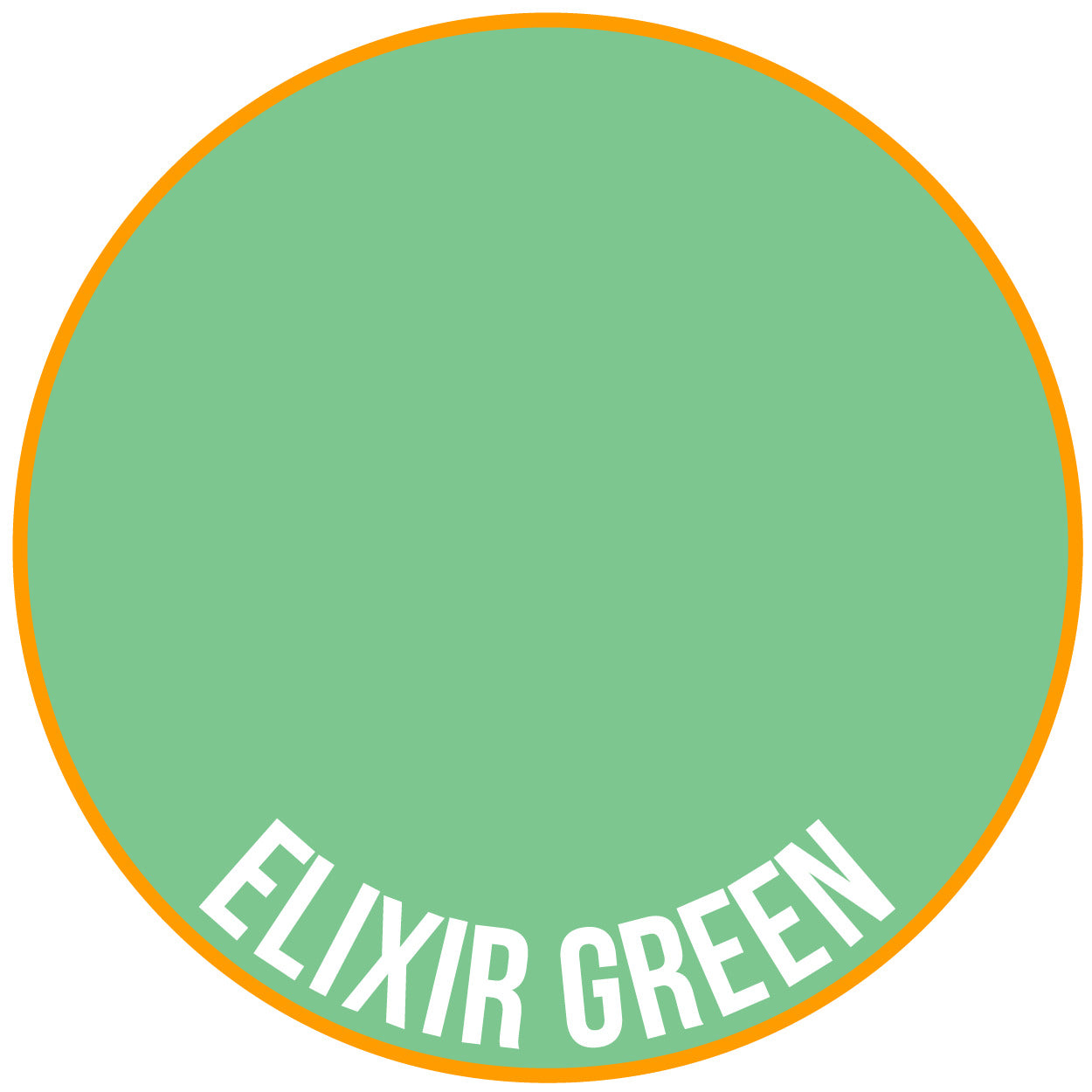 Two Thin Coats Elixir Green 15ml Acrylic Paint 10158