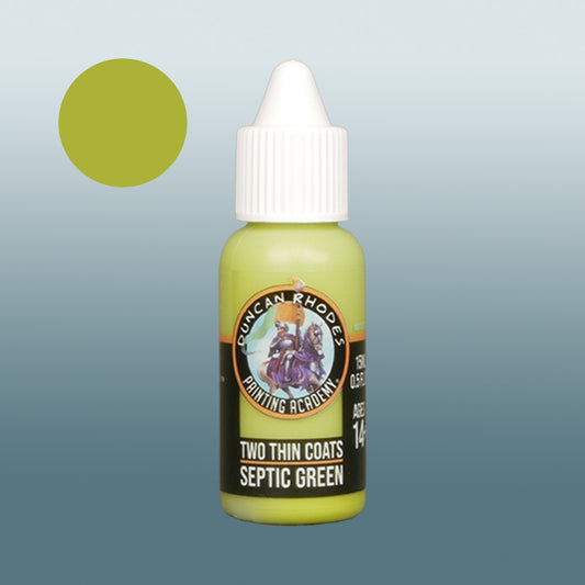 Two Thin Coats Septic Green 15ml Acrylic Paint 10161