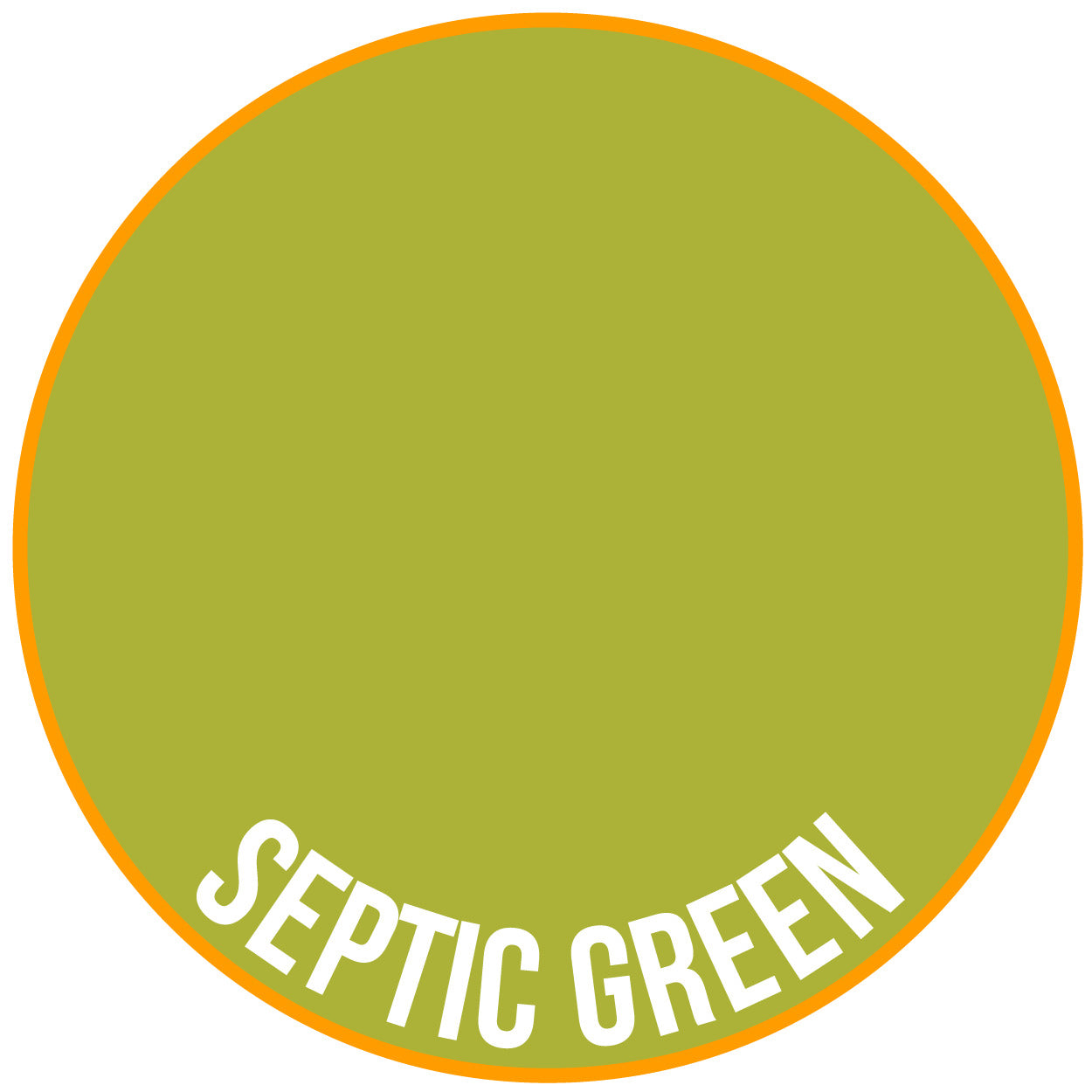 Two Thin Coats Septic Green 15ml Acrylic Paint 10161