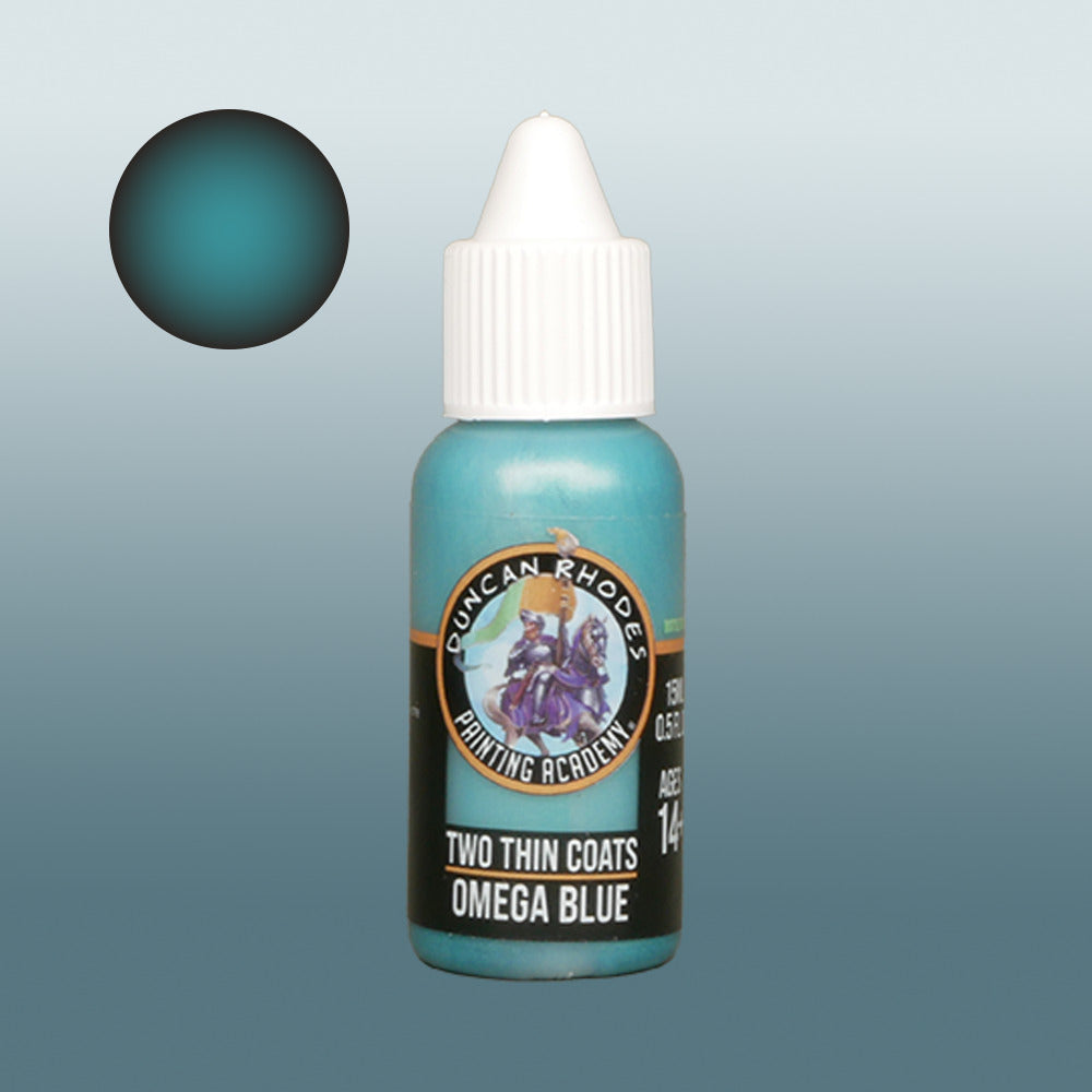 Two Thin Coats Omega Blue 15ml Acrylic Paint 10164