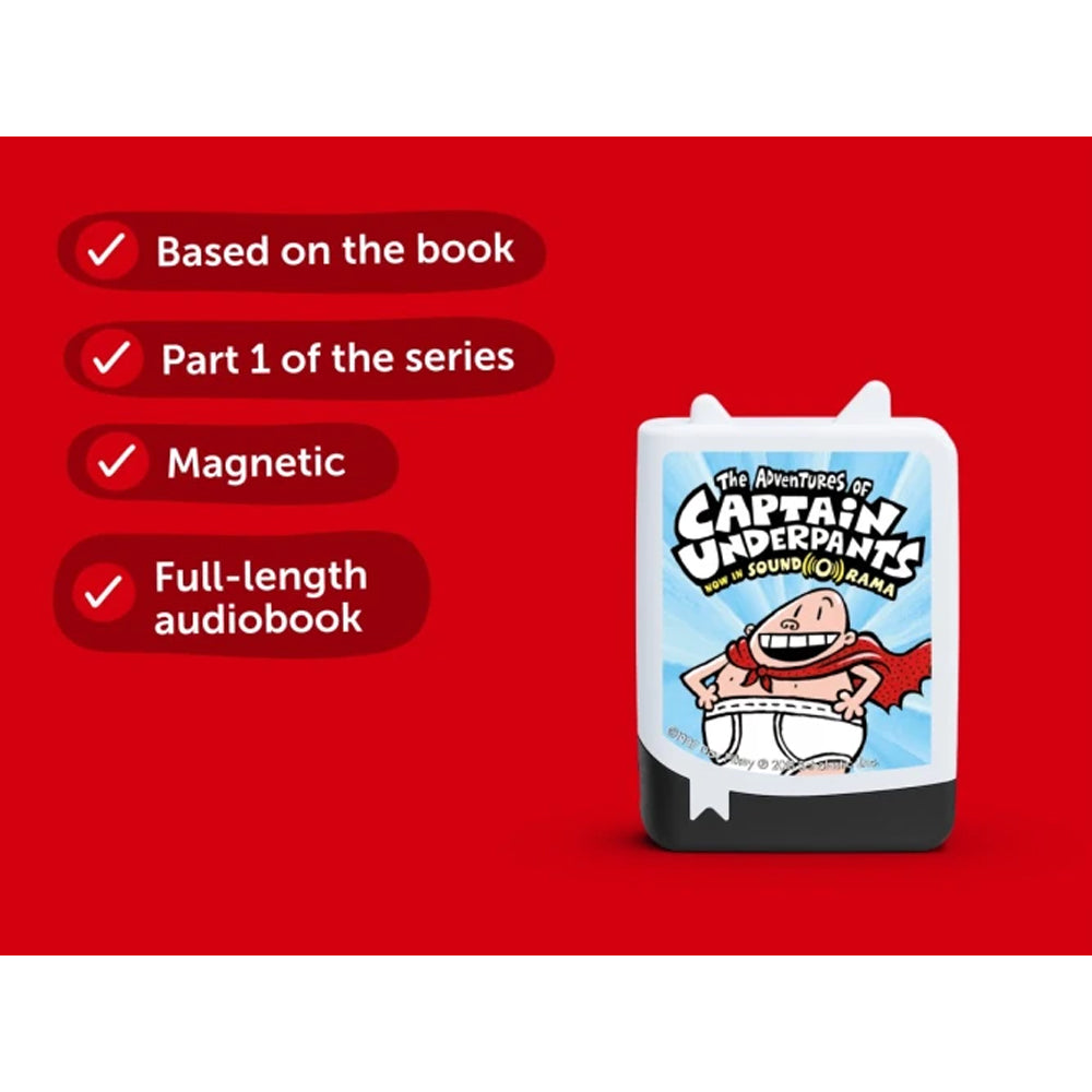 Tonies The Adventures of Captain Underpants - Book Pocket Tonie
