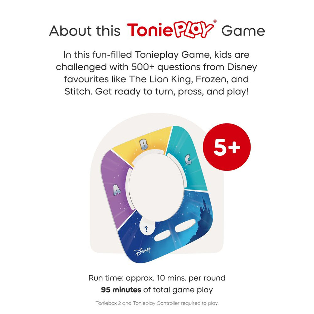 Tonies Tonieplay Game - Disney Quiz Kingdom Trivia