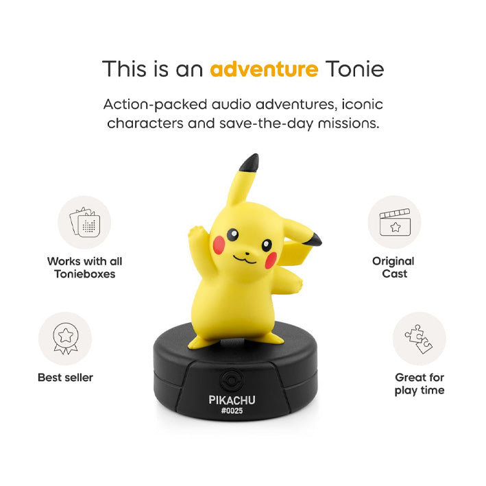 Tonies x Pokémon Toniebox 2 Starter Set + Pikachu Tonie - Yellow