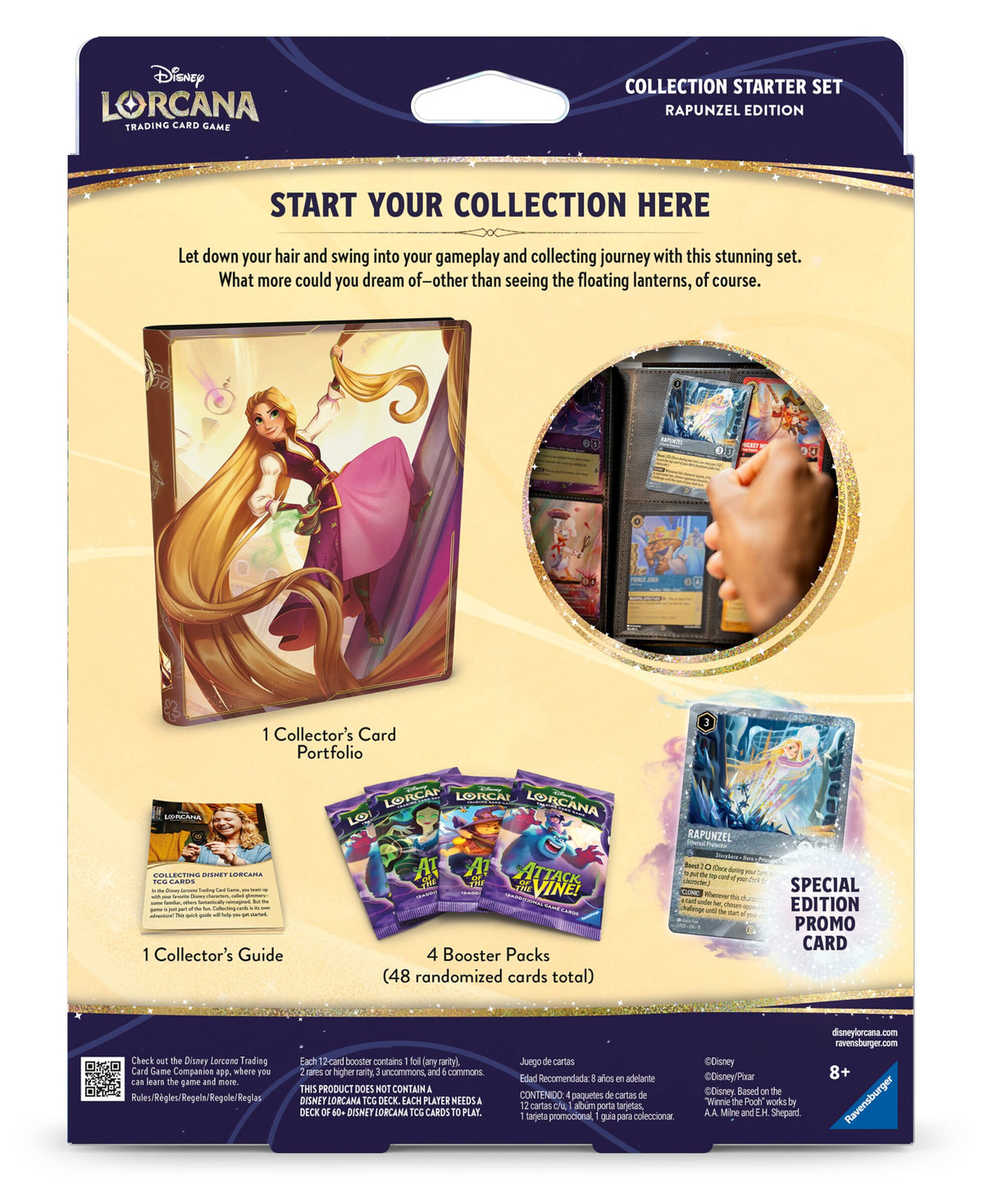 Disney Lorcana TCG: Attack of the Vine! - Collection Starter Set - Rapunzel - image 2