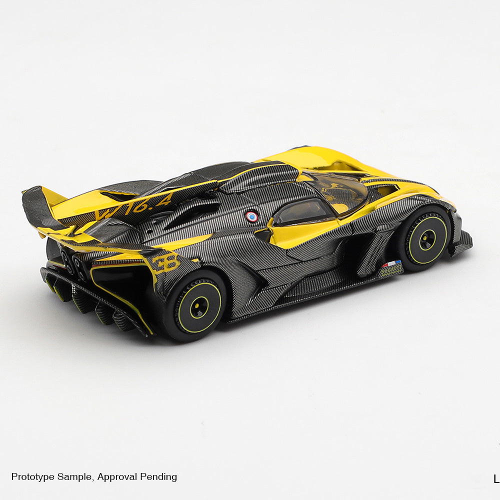 MiniGT Bugatti Bolide Yellow 1:64 Diecast Car 1229-L