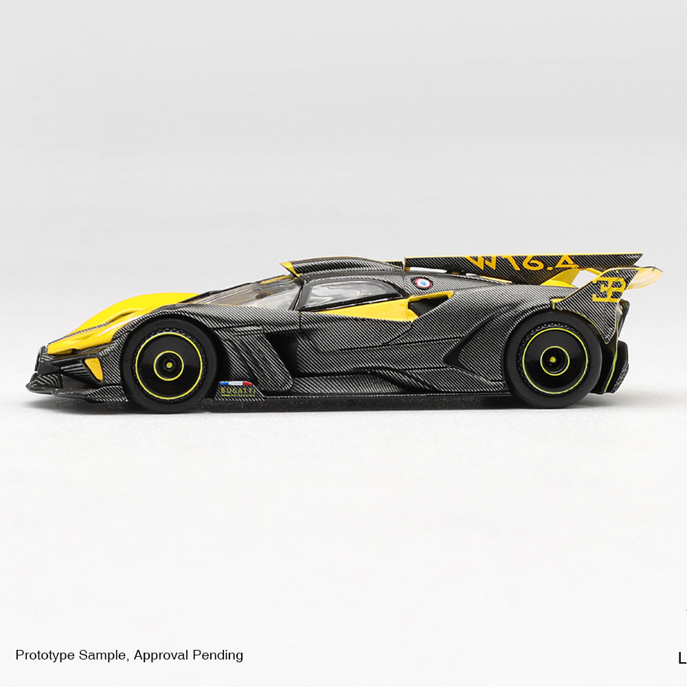 MiniGT Bugatti Bolide Yellow 1:64 Diecast Car 1229-L