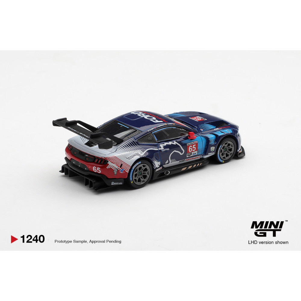 MiniGT Ford Mustang GT3 No.65 Multimatic 2025 1:64 Diecast Car 1240-L