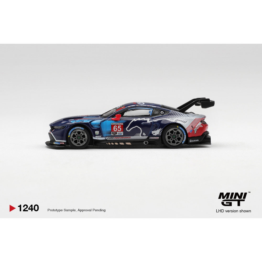 MiniGT Ford Mustang GT3 No.65 Multimatic 2025 1:64 Diecast Car 1240-L