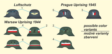 CMK/Czech Master Kits 129-P35004 1:35 Luftschutz Helmet