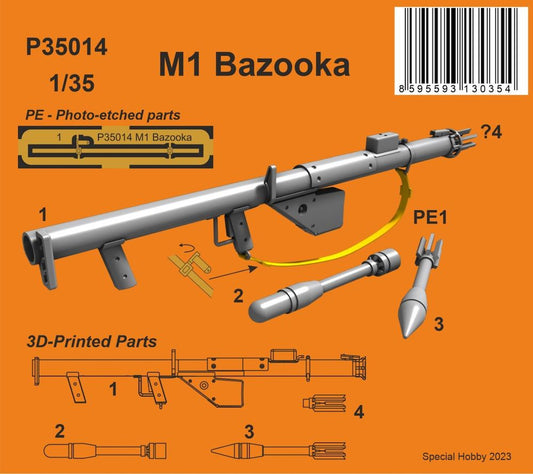 CMK/Czech Master Kits 129-P35014 M1 Bazooka 1:35 In great detail