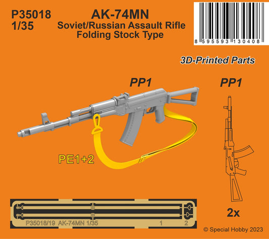 CMK/Czech Master Kits 129-P35018 1:35 AK-74MN Soviet/Russian Assault Rifle