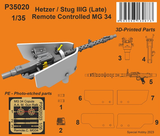 CMK/Czech Master Kits 129-P35020 1:35 Hetzer / Sturmgeschutz/StuG.IIIG
